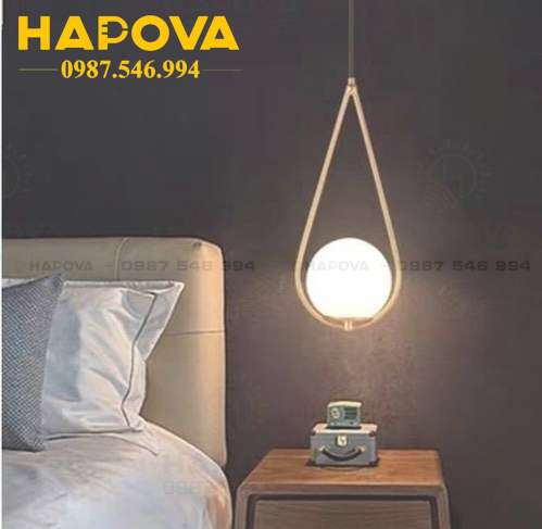 Đèn thả trang trí phòng khách phòng ngủ Decor HAPOVA DUMIS 5009 Giọt Nước