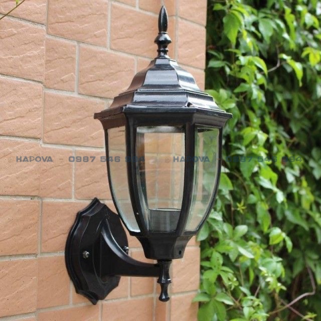 Đèn treo tường, đèn gắn tường ngoài nhà HAPOVA VYTAS 031 DGT 031 Đen