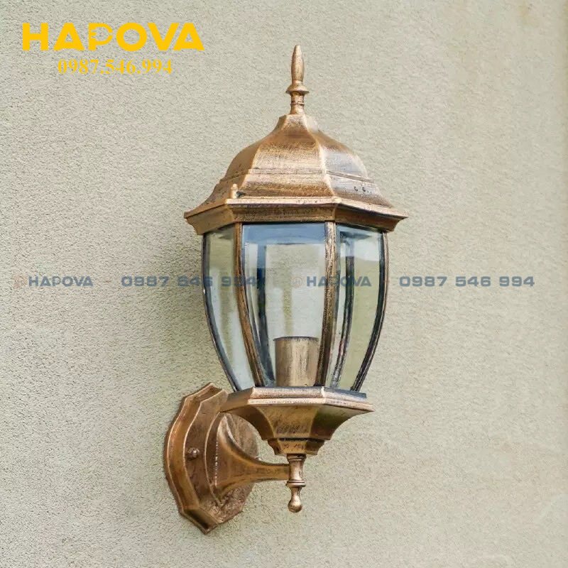 Đèn treo tường, đèn gắn tường ngoài nhà HAPOVA VYTAS 031 DGT 031 Vàng